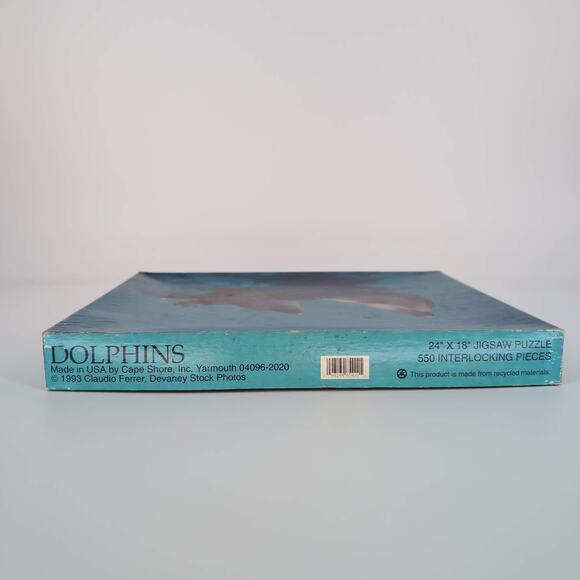 Vintage Dolphins 550 Interlocking Pieces Jigsaw Puzzle - Good Used Condition - Picture 6 of 10
